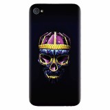 Husa silicon pentru Apple Iphone 4 / 4S, Colorfull Skull
