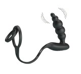 Vibrator anal cu inel penis