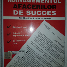 Managementul Afacerilor de Succes - Fise de control si Formulare de lucru