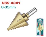 TOTAL - BURGHIU IN TREPTE 6-35 MM, HSS 4341