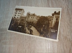 Braila -Piata Dumitru Ionescu -Festivitate-animata, 1937 * FOTOGRAFIE TIP CARTE POSTALA