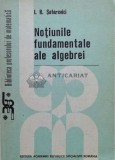 Notiunile fundamentale ale algebrei - 1989 - I. R. Safarevici ($M90)