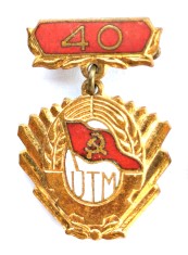 INSIGNA UTM A 40 A ANIVERSARE UTC