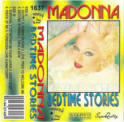 Casetă audio Madonna &amp;ndash; Bedtime Stories foto