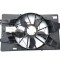 GMV radiator electroventilator Jeep Cherokee (KL), 2013-, 2.4, benzina, Dodge DART, 2012-2016, motor 1.4 T, 2.0, 2.4, benzina, 360 mm; 4 pini