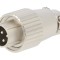 Conector Circular 3 PIN Argintat 10A