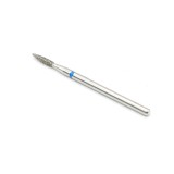 Cumpara ieftin Bit pentru cuticule diamant, flacără, briu albastru 243 / 018B