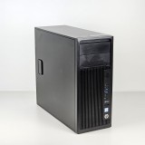 Unitate PC Refurbished, HP Z240 TOWER WORKSTATION, Procesor XEON E3 1245 V6, Memorie RAM 16 GB, SSD 512 GB NVME, Windows 10 Pro, Placa video Nvidia Qu