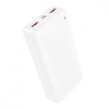 POWER BANK Borofone &quot;BJ56A&quot;, 20000mAh, 22.5W, 2 x USB; 1 x USB Type-C, 1 x Micro USB, total 2A, alb, &quot;6941991111839&quot; (timbru verde 0.98 lei)