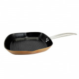 Cumpara ieftin Tigaie grill, 28x28 cm, antiaderenta, Copper Line, MAGIC HOME