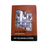 Set tacamuri, Inox, 24 piese