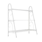 Raft 3 polite din metal alb Veruma 63.5x31.5x72 cm