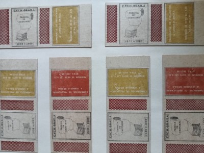 superba colectie cutii chibrituri PAL Braila , REPUBLICA SOCIALISTA ROMANIA , stare exceptionala foto