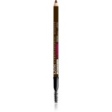 NYX Professional Makeup Powder Louder creion pentru sprancene cu pensula culoare Ash Brown 1 buc