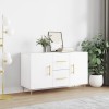 Gossi dulap, alb, 100x36x60 cm, lemn compozit