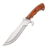 Cumpara ieftin Cutit Vanatoare Woodland 35cm, Lama Otel Inoxidabil 20cm, Teaca Inclusa, Maner Ergonomic Lemn, Durabil