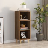 VidaXL Servantă, stejar maro, 34,5x32,5x90 cm, lemn compozit