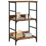 VidaXL Bibliotecă, lemn vechi, 50x33x82 cm, lemn prelucrat