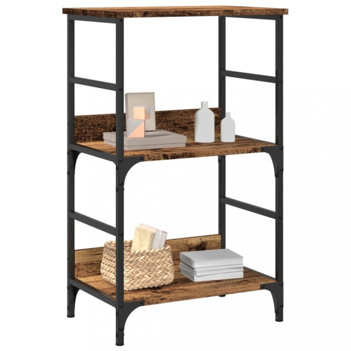 vidaXL Bibliotecă, lemn vechi, 50x33x82 cm, lemn prelucrat 857464
