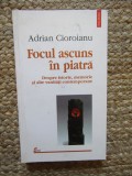 FOCUL ASCUNS IN PIATRA , DESPRE ISTORIE , MEMORIE SI ALTE VANITATI CONTEMPORANE de ADRIAN CIOROIANU , 2002