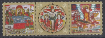ROMANIA 2005 LP 1679 SFINTELE PASTI SERIE MNH foto