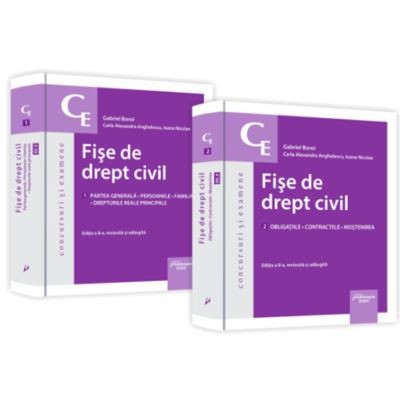 Fise de drept civil Boroi Xerox foto