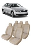 Cumpara ieftin Set huse scaune auto piele alcantara compatibile SKODA OCTAVIA III (2013-2019)