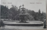 Carte postala, Brasov, vedere din parc, 1910