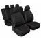 Huse scaun De-Luxe Sport Edition jacquard high-quality 9buc - Negru Garage AutoRide