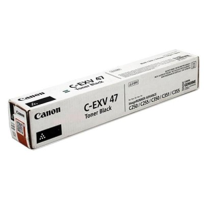 Cartus Original Canon C-EXV47BK Black 19K C250i C255if C350i C350P C351iF C355if foto