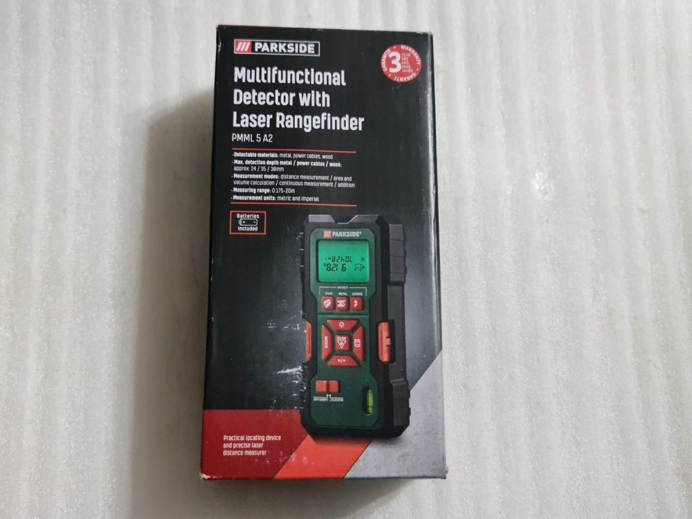 Detector multifunctional Parkside PMML 5 A2, detector, ruleta laser- poze  reale | Okazii.ro