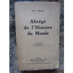 H. G. Wells - Abrege de l&#039;Histoire du Monde (1937)
