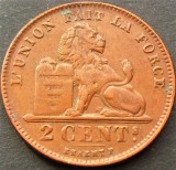 Cumpara ieftin Moneda istorica 2 CENTIMES - BELGIA, anul 1919 *cod 2515 - DES BELGES= excelenta
