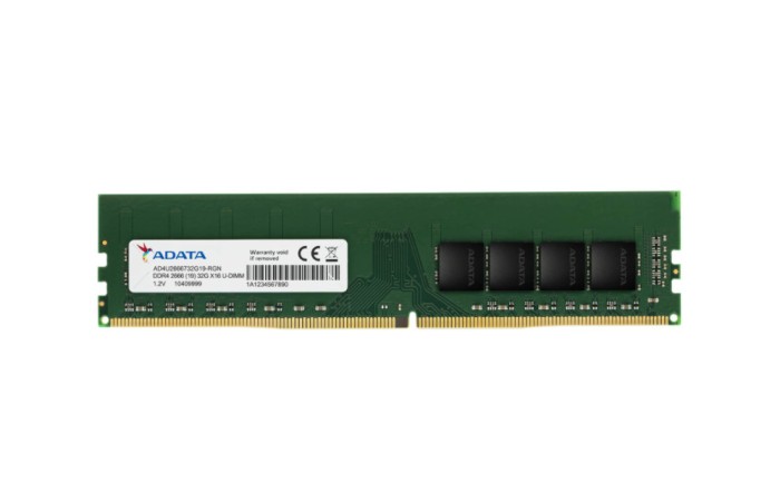 Memorie DDR Adata DDR4 8 GB, frecventa 2666 MHz, 1 modul, &quot;AD4U26668G19-BGN&quot;