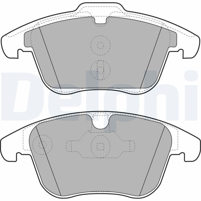 DELPHI LP1967 set placute frana,frana disc