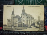 CARTE POSTALA , HUNEDOARA - CETATEA (CASTELUL) HUNIADESTILOR , 1935