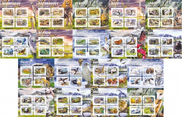 COLITE 18 buc. diferite - SERIE ANIMALE