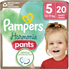 Pampers Harmonie Pants Size 5 scutece tip chiloțel 12-17 kg 20 buc