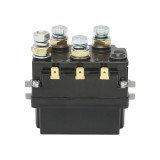 Solenoid 500A 12V pentru troliu electric, 4 borne filetate, comanda alimentarii si circuitului electric