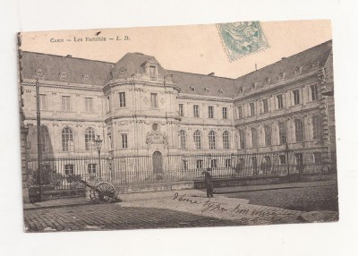 FV1 -Carte Postala - FRANTA - Caen, Les Facultes , circulata 1905 foto