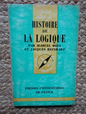 Marcel Boll - Histoire de la logique foto