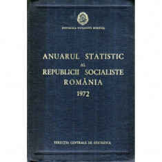 Anuarul statistic al Republicii Socialiste Romania 1972 foto