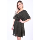 Rochie Object Hollie 3/4 Black Gold Foil