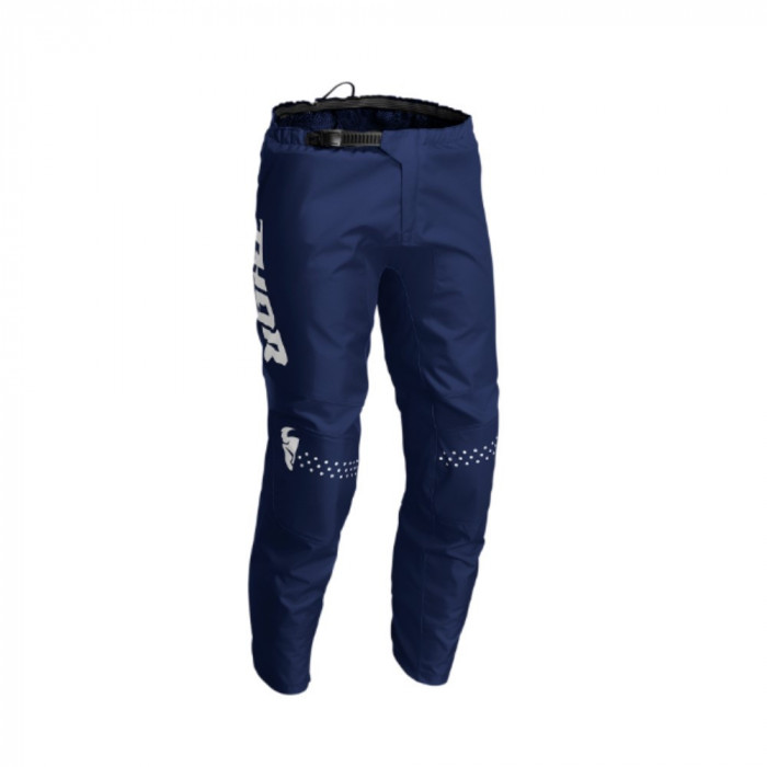 Pantaloni Motocross/Enduro Thor Sector Minimal albastru cu alb