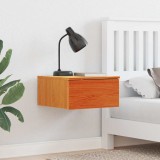 VidaXL Noptieră 2 pcs Maro ceruit 37 x 35 x 18.5 cm Lemn masiv de pin