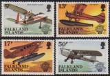 FALKLAND - 1983 - AVIOANE, Aviatie, Nestampilat