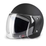 Casca moto/scuter unisex, cu vizor, marime universala 55-60cm, FIXATO, neagra