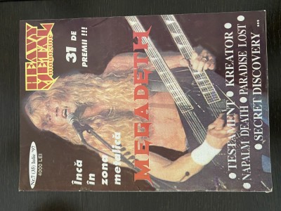 Heavy Metal magazine nr. 7 (35) iulie 1997 foto