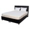 Set Saltea ortopedica cu arcuri, Super Ortopedica Sofia, 140x200x20cm, fermitate medie, plasa arcuri tip Bonell, fata vara-iarna, sistem aerisire cu b