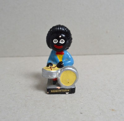 Tobosar figurină ceramică &amp;bdquo;Robertson&amp;rsquo;s Golliwog&amp;rdquo; circa 1960 foto